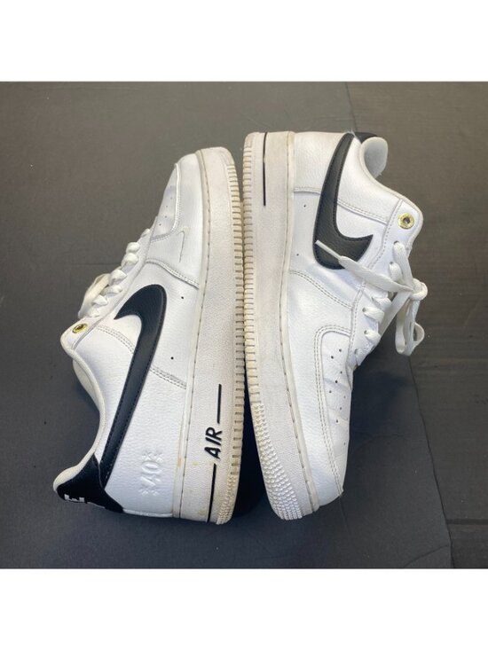 Size 13 - Nike Air Force 1 \'07 LV8 40th Anniversary White Black DQ7658-100 Men\'s main image 9